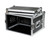 6 Space 6u 18" Deep Heavy Duty 3/8" ATA Amp Rack Case (Dolly Wheels Optional)