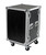 16 Space 16u 18" Deep Heavy Duty 3/8" ATA Rack Case (Wheels Optional)