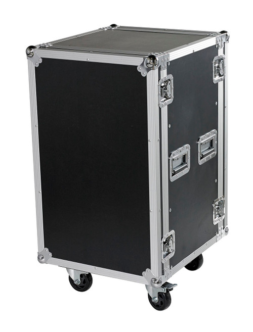 18 Space 18u 18" Deep Heavy Duty 3/8" ATA Rack Case (Wheels Optional)