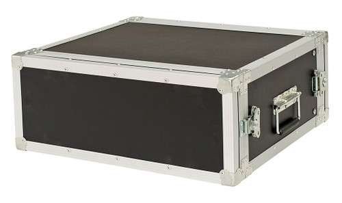4 Space 4u 16" Deep 1/4" Ply ATA Amp Rack Case ((Dolly Wheels Optional)