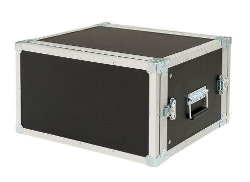 6 Space 6u 16" Deep 1/4" Ply ATA Amp Rack Case (Dolly Wheels Optional)