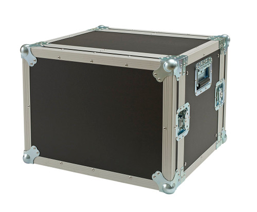 8 Space 8u 18" Deep Heavy Duty 3/8" ATA Amp Rack Case (Dolly Wheels Optional)