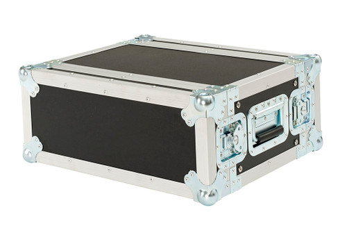 4 Space 4u 12" Deep 3/8" Ply ATA Effects Rack Case (Dolly Wheels optional)