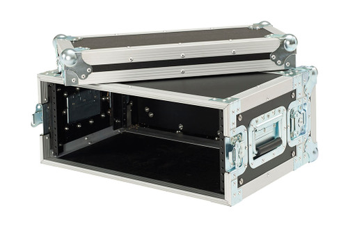 3 Space 3u 12" Deep 3/8" Ply ATA Effects Rack Case (Dolly Wheels optional)