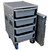 4 Small Tub - Drawer 3/8" Ply Heavy Duty ATA Case w/Wheels