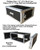 4 Space 4u 12" Deep 1/4" Ply ATA Effects Rack Case (Dolly Wheels Optional)