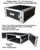 4 Space 4u 16" Deep 1/4" Ply ATA Amp Rack Case ((Dolly Wheels Optional)