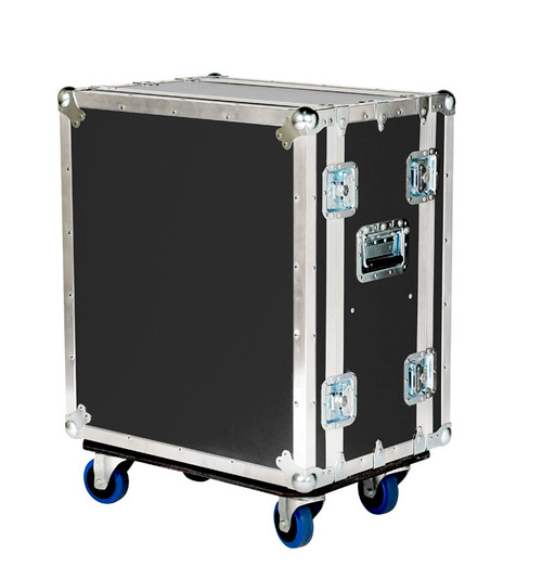 Custom Dual Amp 'Live In' Head Combo Road Case w/ wheels