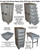 6 Large Tub Drawers 3/8" Ply ATA Case w/Lid Table/Wheels