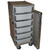 6 Small Tub - Drawer 3/8" Ply Heavy Duty ATA Case w/Wheels