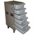 6 Small Tub - Drawer 3/8" Ply Heavy Duty ATA Case w/Wheels