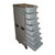 8 Small Tub Drawers 3/8" Ply ATA Case w/Lid Table/Wheels