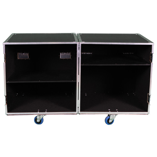 2 Sided Utility Trunk w/Adjust Shelves - ID 28x28x28 Ea Side