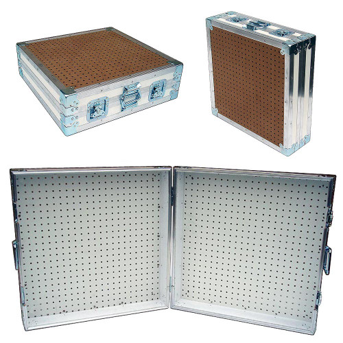 Pegboard Rack - Display Stand - Portable Case 48x24 Open
