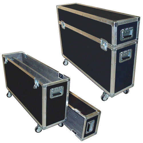 2 Screen Stock Size 44" Wide ATA LED LCD Flat Screen TV Case fits MANY TVs 38"- 47"