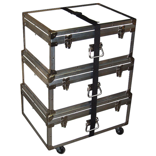 Triple Accessory Case Rolling Stack! 1/4" Lite Duty ATA - Colors!