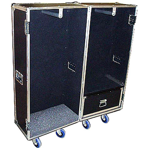 Wardrobe Heavy Duty 3/8" Plywood ATA Case - Double w Drawer