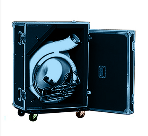 Sousaphone ATA 3/8" Professional Case with Wheels